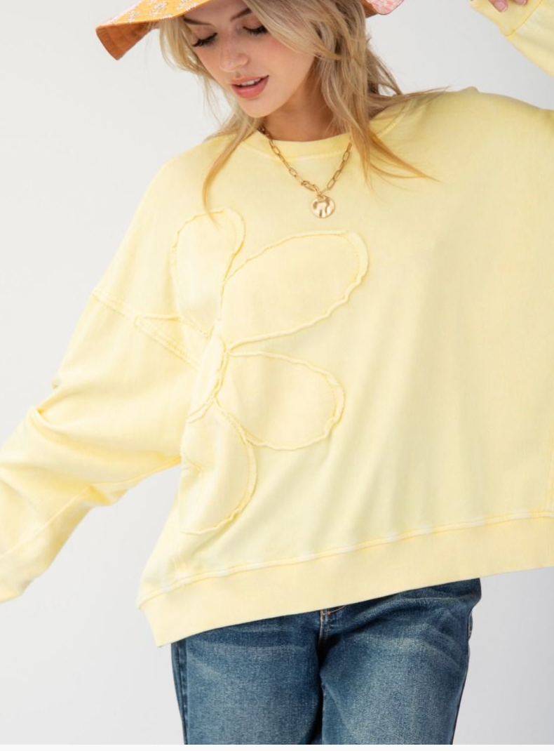 Flower patch detail top- 7 colors | 1971 Clothing