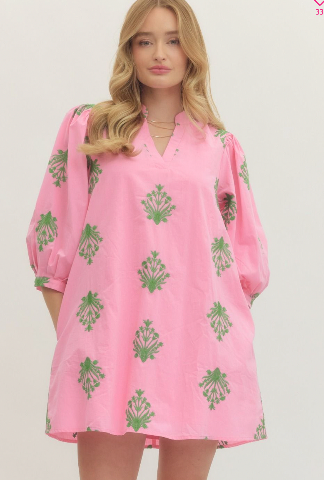 curvy pink dress 14043 Curvy by Primavera